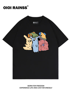 Good price Bluse et T-shirt à rayures courbes pour la performance en ligne